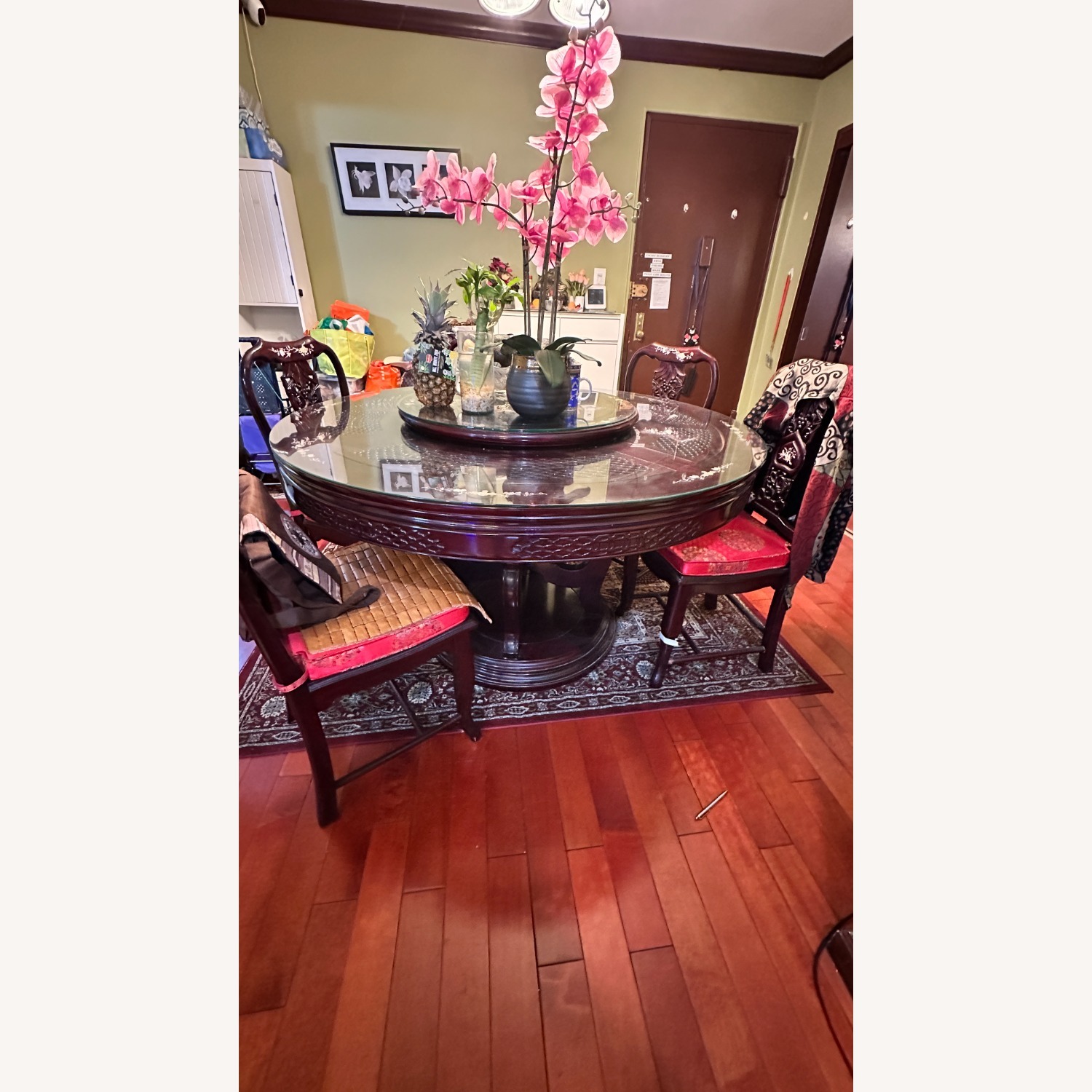 Vintage/Antique Finds Dark Brown Dining Table - image-2