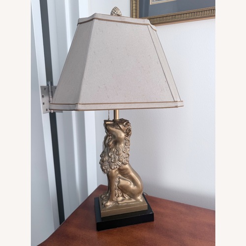 Used Gold Lion Table Lamps for sale on AptDeco