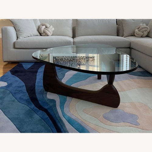 Used Herman Miller Isamu Noguchi Dark Brown Wood Coffee Table for sale on AptDeco