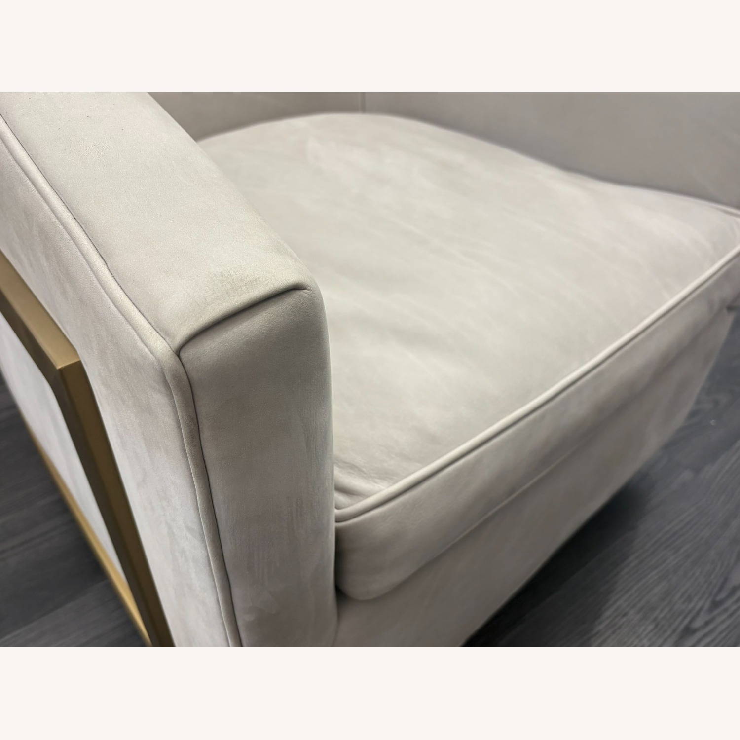 Restoration Hardware Reginald Swivel Chair - Italian Veneto Leather - image-9