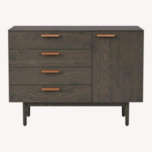 Used Room & Board Dark Gray Wood Sideboard for sale on AptDeco