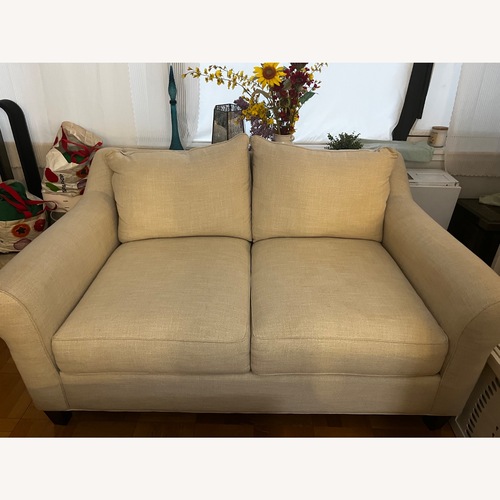 Used Raymour & Flanigan Fabric 2 Seater Sofa for sale on AptDeco