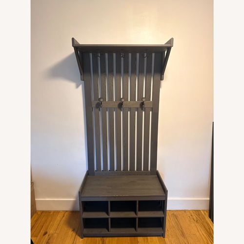 Used IKEA Dark Gray Wood Dresser for sale on AptDeco