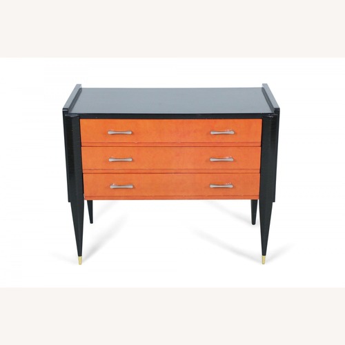 Used Vintage Art Deco Style Lacquered 3-Drawer Commode for sale on AptDeco
