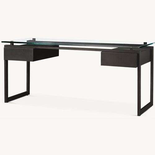 Used Restoration Hardware Latour Black Desk for sale on AptDeco