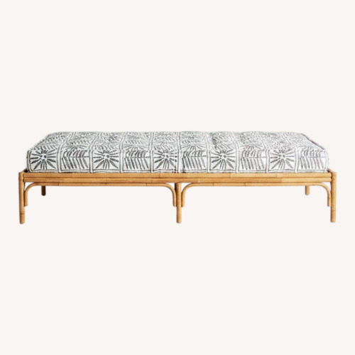 Used Anthropologie Peacock Natural Daybed for sale on AptDeco
