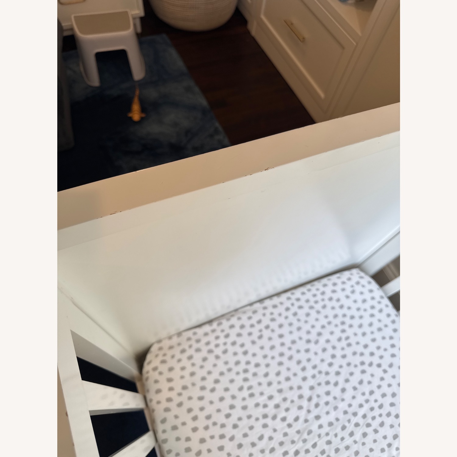 Restoration Hardware Baby & Child Loew White Wood Crib - image-8