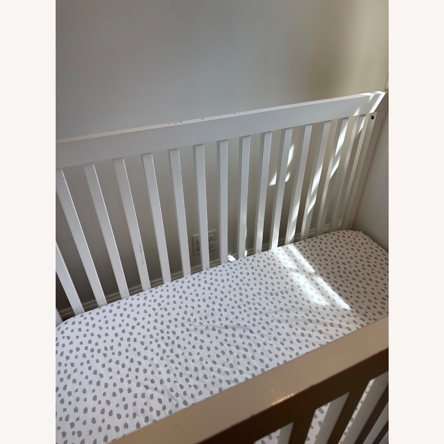 Restoration Hardware Baby & Child Loew White Wood Crib - image-7