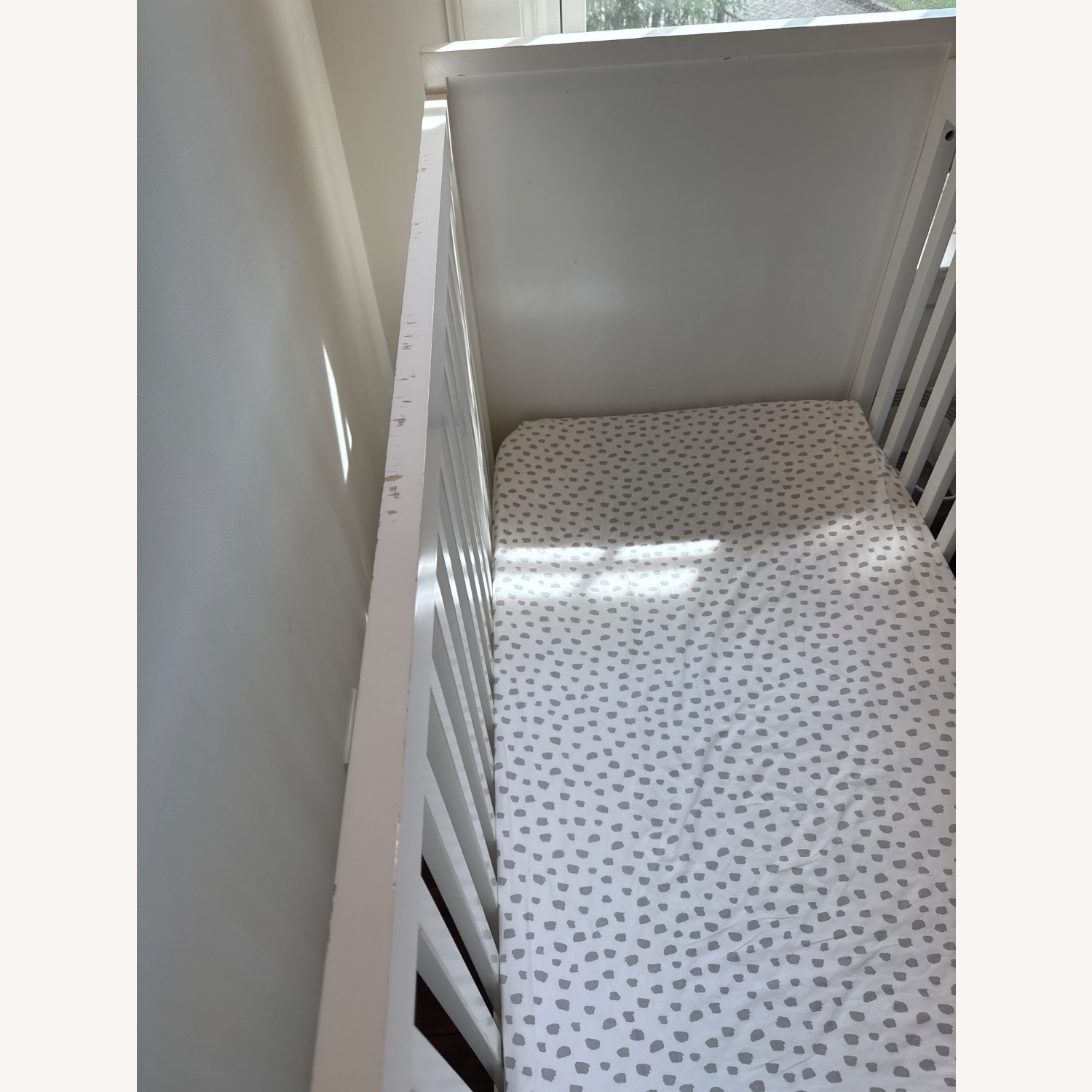 Restoration Hardware Baby & Child Loew White Wood Crib - image-4