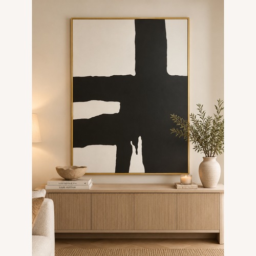 Used Custom Oversized Abstract Artwork, for sale on AptDeco