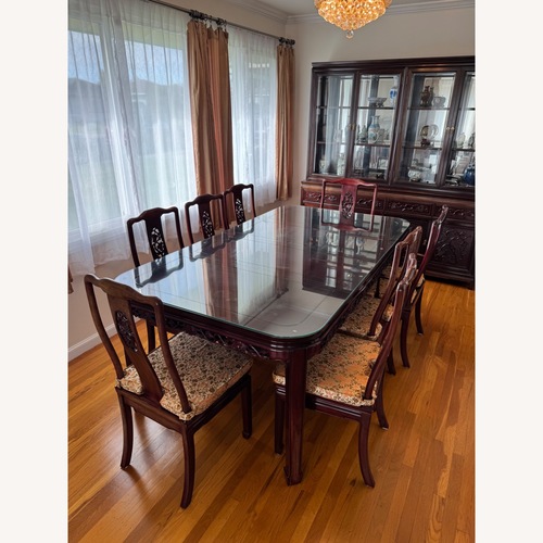 Used Chinese Antique Rosewood Dining Set for sale on AptDeco