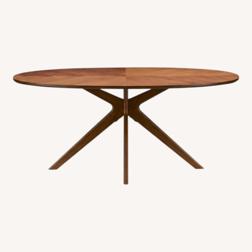 Used Castlery Brighton Dark Brown Wood Dining Table for sale on AptDeco