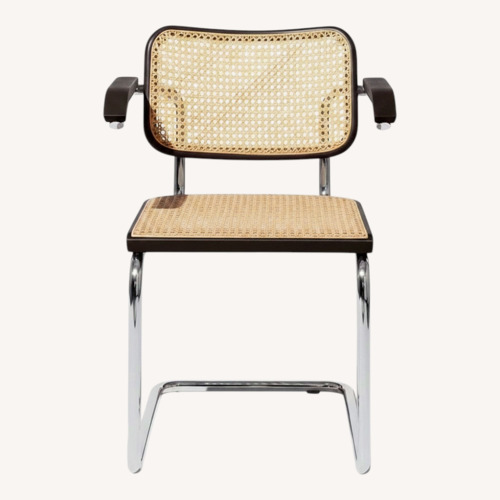 Used Knoll Cesca Chair by Marcel Bruer Black Rattan Armchair for sale on AptDeco