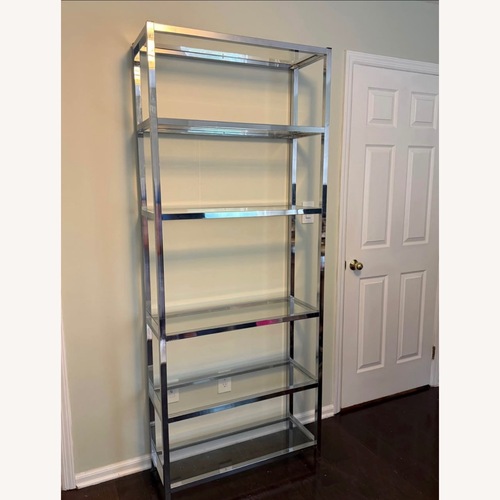 Used Antique Chrome Étagère Bookcase for sale on AptDeco