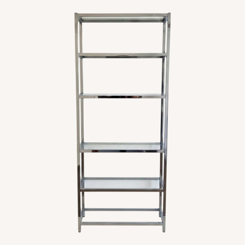 Used Antique Chrome Étagère Bookcase for sale on AptDeco