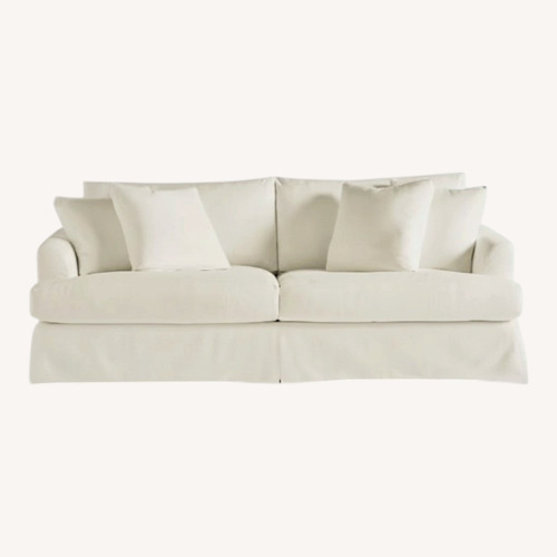 Used Grandin Road Ava White 3+ Seater Sofa for sale on AptDeco