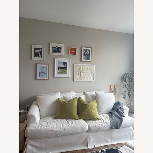 Used Grandin Road Ava White 3+ Seater Sofa for sale on AptDeco