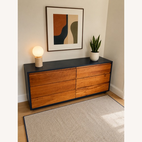 Used Room & Board Mason 6-drawer Cherry Wood Dresser for sale on AptDeco