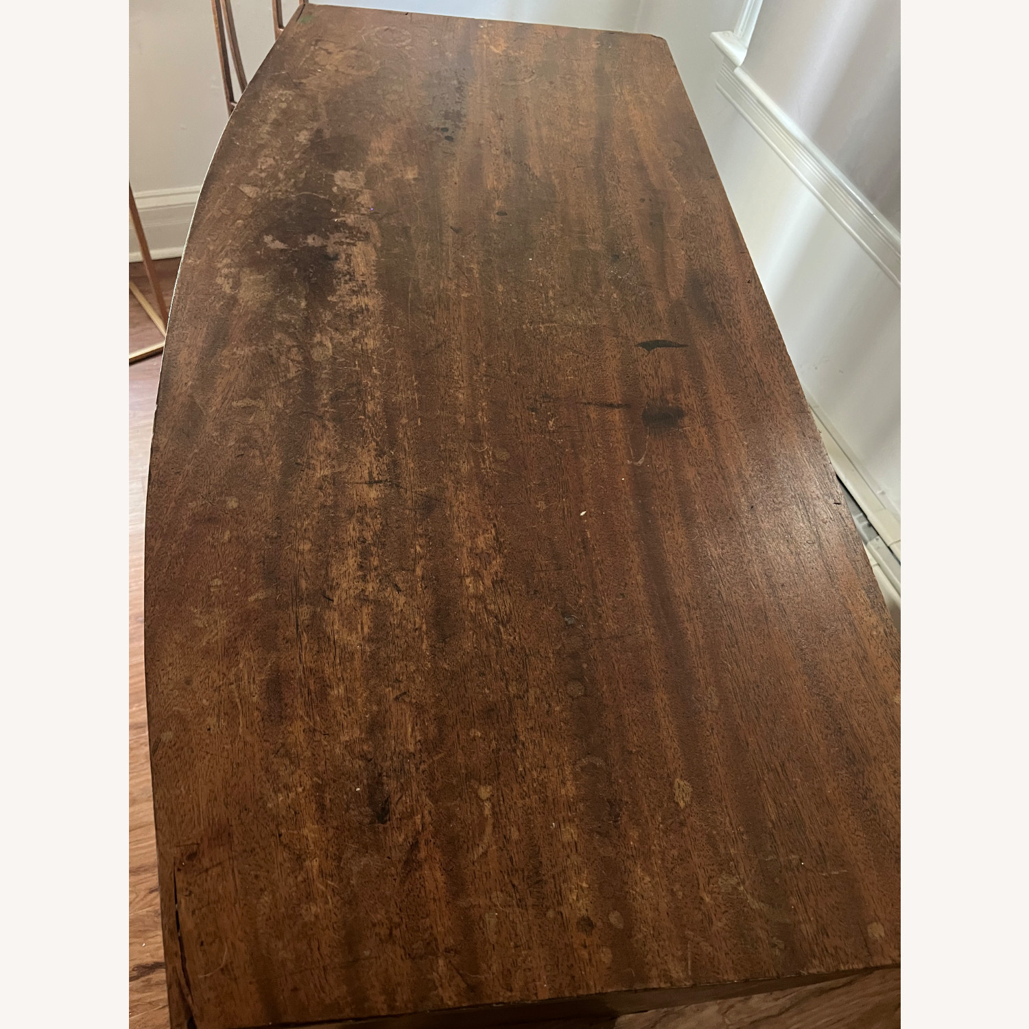 Vintage/Antique Dark Brown Wood Dresser - image-8