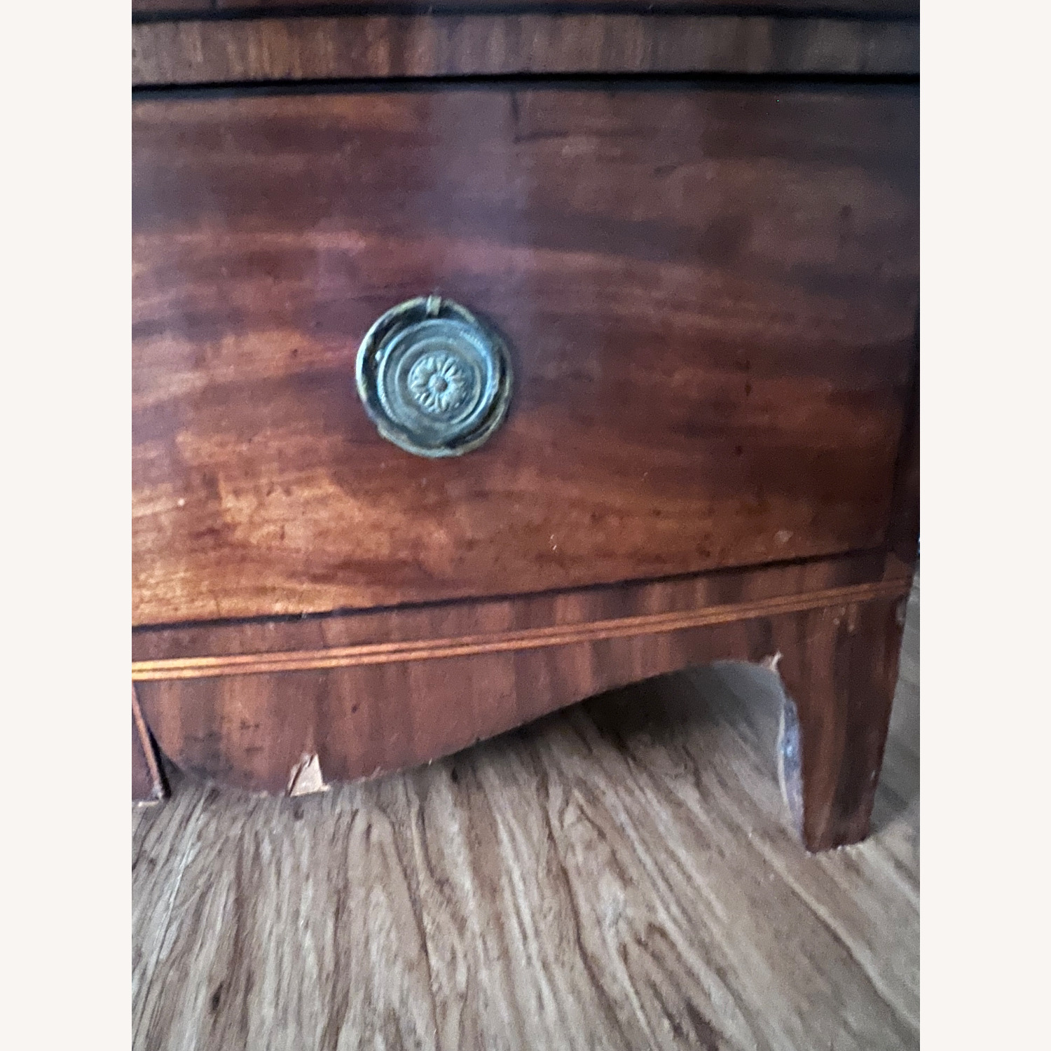 Vintage/Antique Dark Brown Wood Dresser - image-5