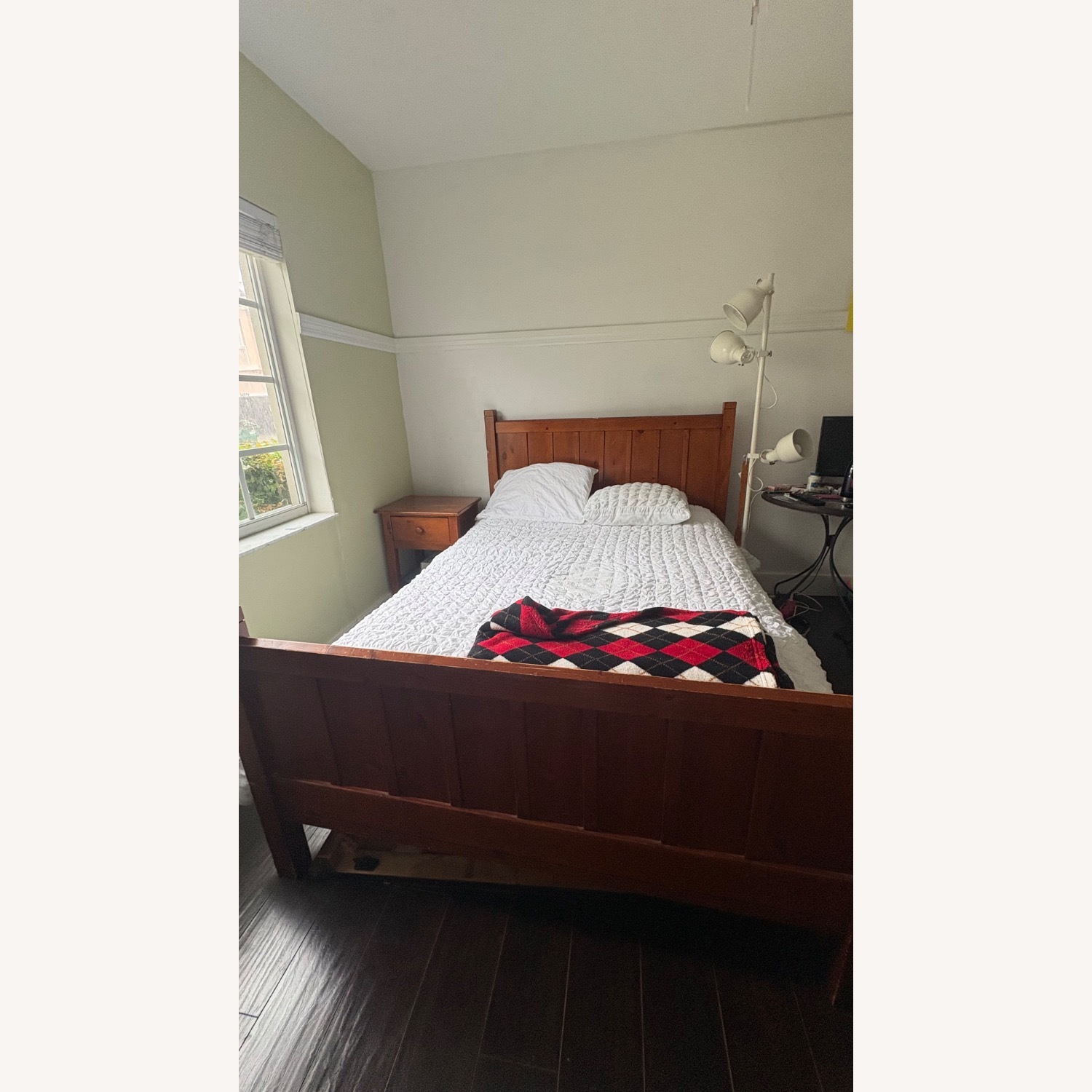  Pottery Barn Solid Wood Bed Frame  - image-1