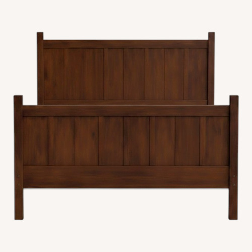 Used Pottery Barn Solid Wood Bed Frame for sale on AptDeco