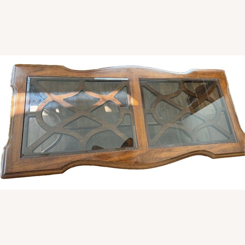 Used Vintage/Antique Finds Dark Brown Coffee Table for sale on AptDeco