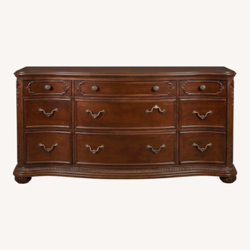 Used Jessica Mcclintock Dark Brown Wood Dresser for sale on AptDeco