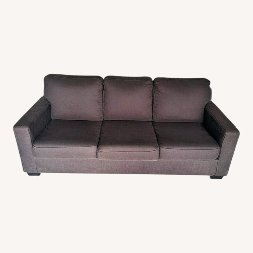 Used Ashley Furniture Dark Brown Wood 3+ Seater Sofa for sale on AptDeco