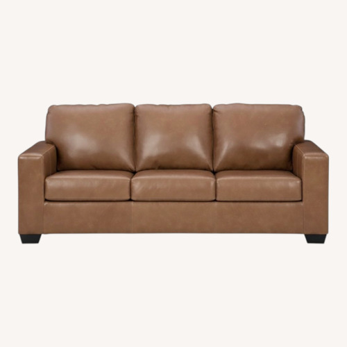 Used Ashley Bolsena Queen Leather Sleeper Sofa for sale on AptDeco
