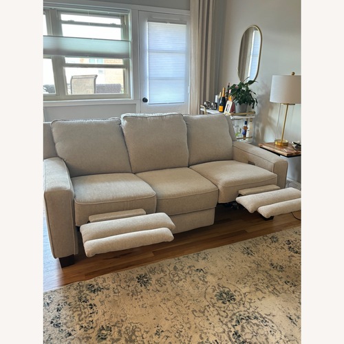 Used Dual Power Reclining Sofa for sale on AptDeco