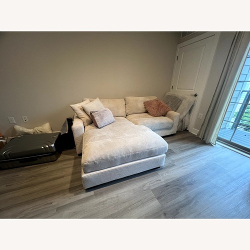 Used Bob's Discount Furniture Aspen 2 Piece Sectional for sale on AptDeco
