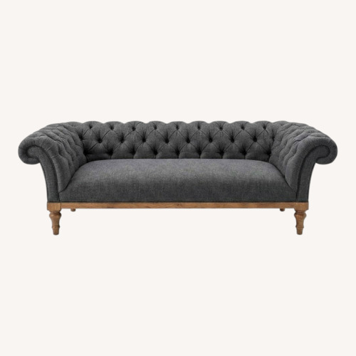 Used Restoration Hardware Dark Grey Chesterfield Sofa for sale on AptDeco