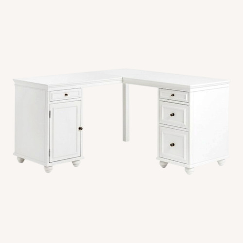 Used  Pottery Barn Teen Chelsea Corner Desk for sale on AptDeco