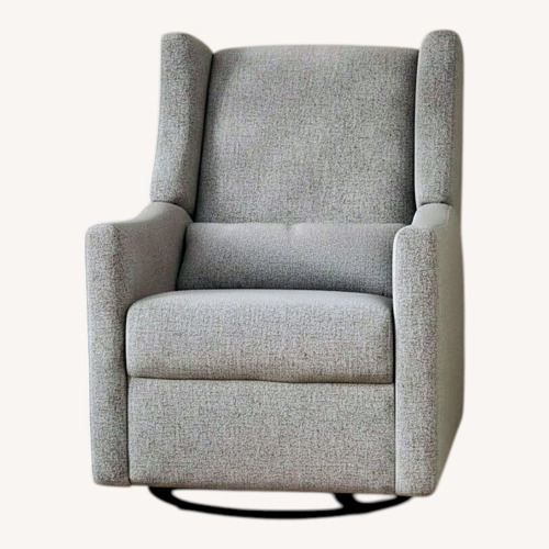 Used Babyletto Kiwi Electric Recliner Light Gray Fabric for sale on AptDeco