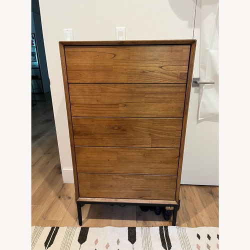 Used Joss & Main Josie Light Brown Wood Dresser for sale on AptDeco