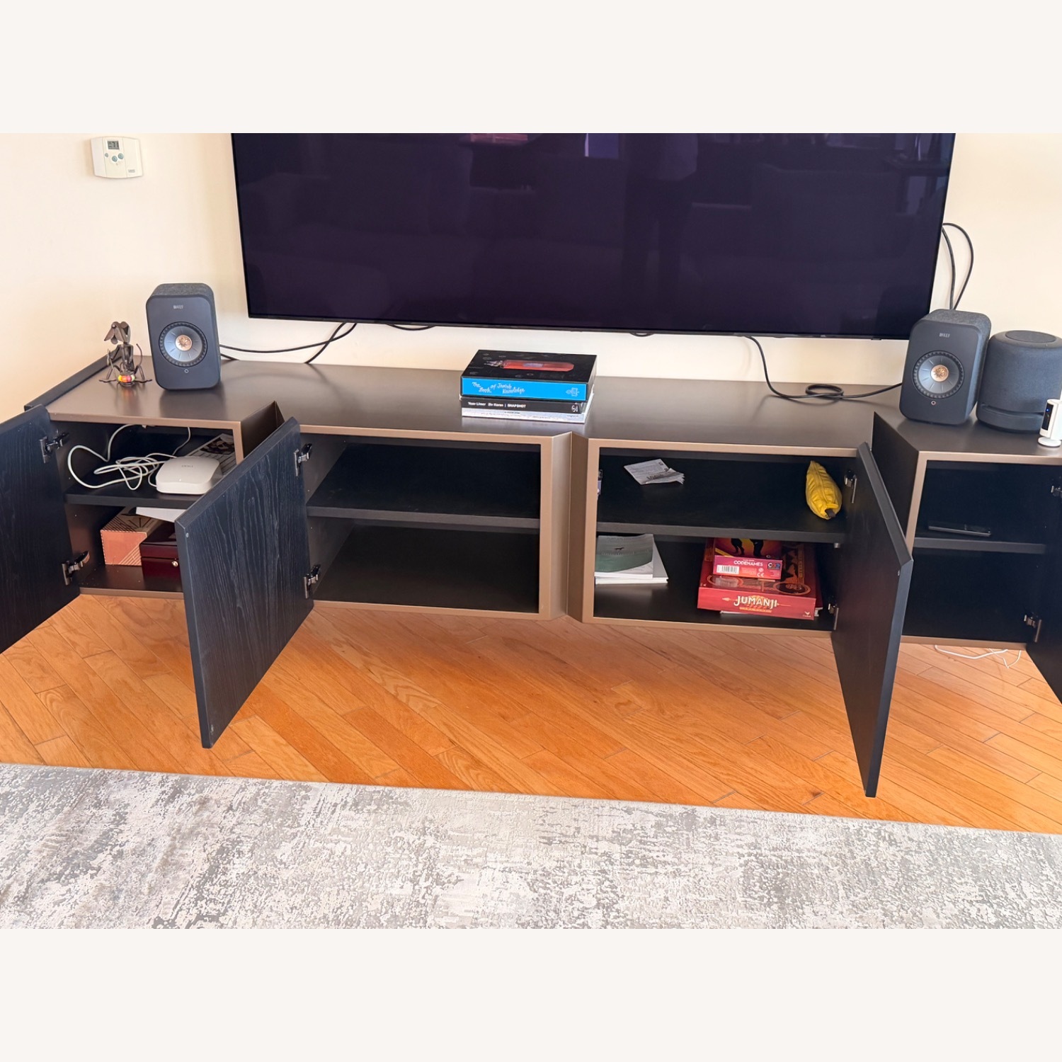 Addison Dark Brown Media Storage - image-4