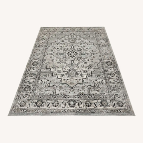 Used Light Gray Small Rug 6' x 9' for sale on AptDeco