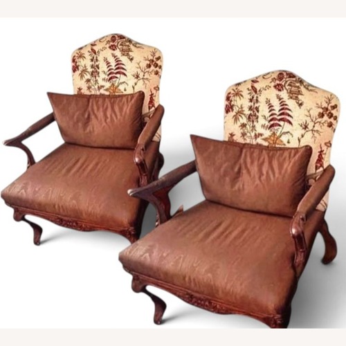 Used A Pair of Rare Lillian August Armchairs  for sale on AptDeco