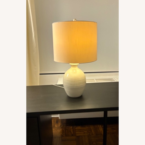 Used White Table Lamp for sale on AptDeco