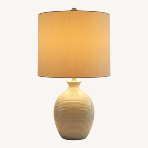 Used White Table Lamp for sale on AptDeco