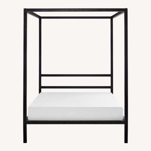 Used Room & Board Architecture Metal Queen Canopy Bed for sale on AptDeco