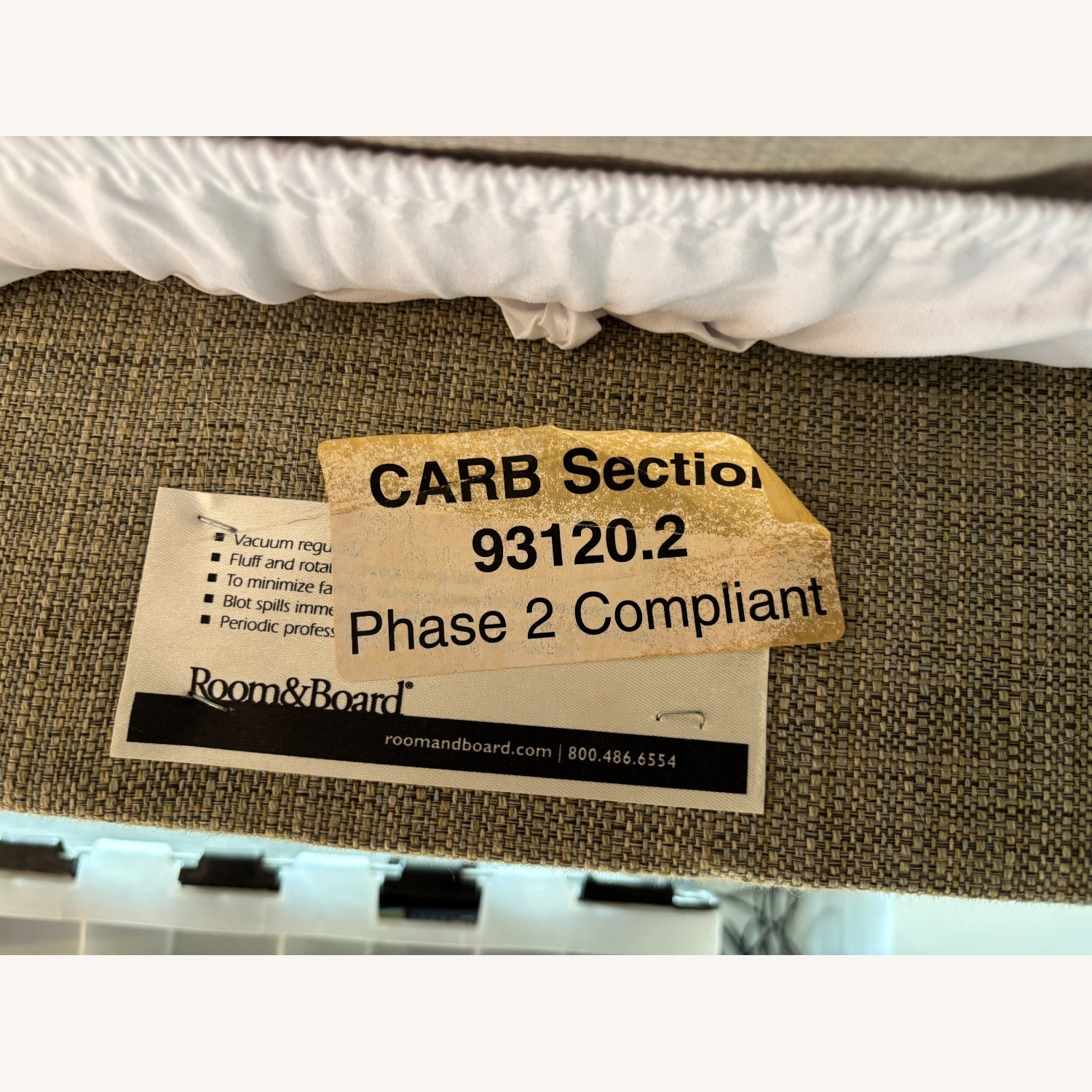 Room & Board Hoffman Natural Fabric Queen Bed - image-11