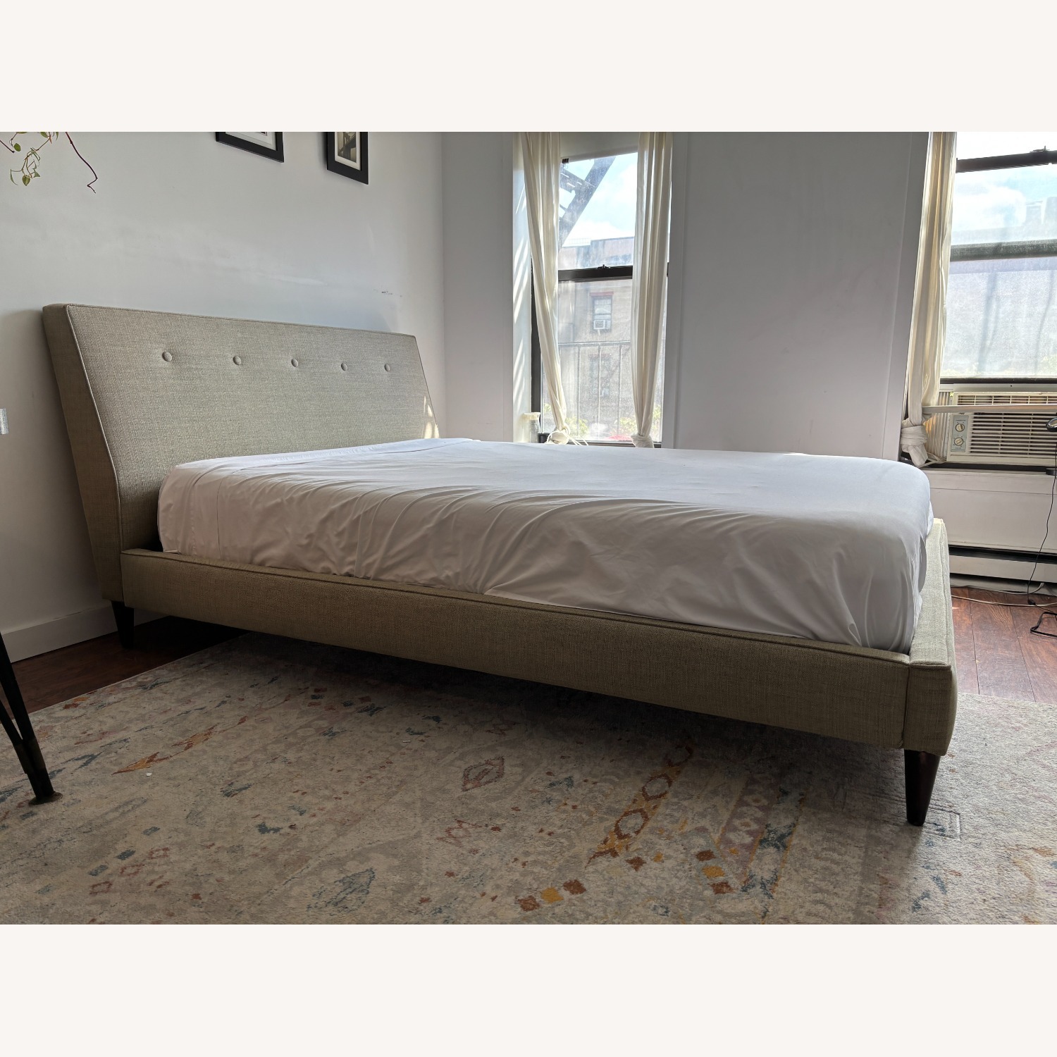Room & Board Hoffman Natural Fabric Queen Bed - image-3