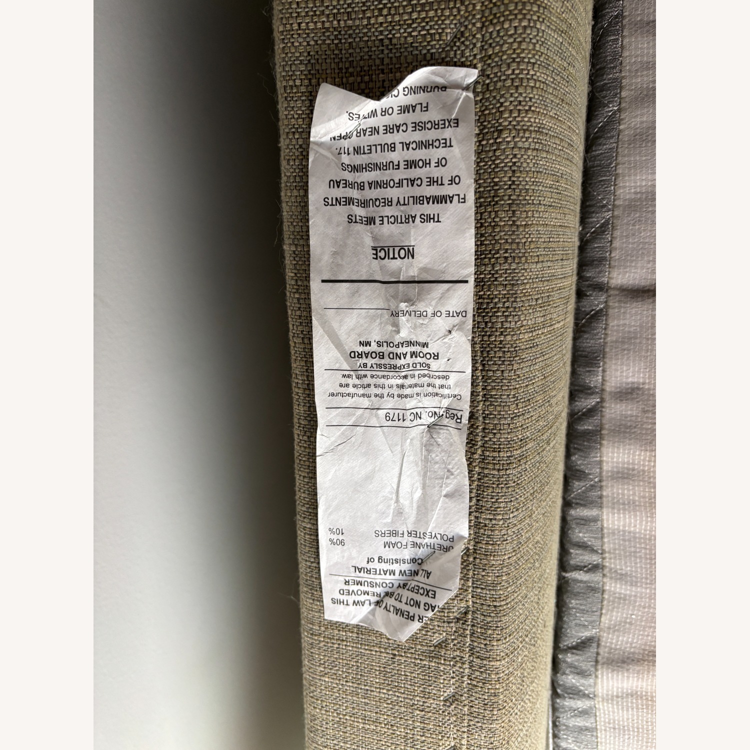 Room & Board Hoffman Natural Fabric Queen Bed - image-10