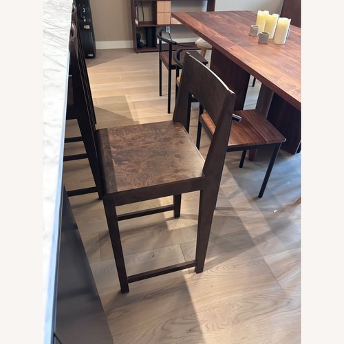 Used 3 ZZ Driggs High Back Counter Stools  for sale on AptDeco