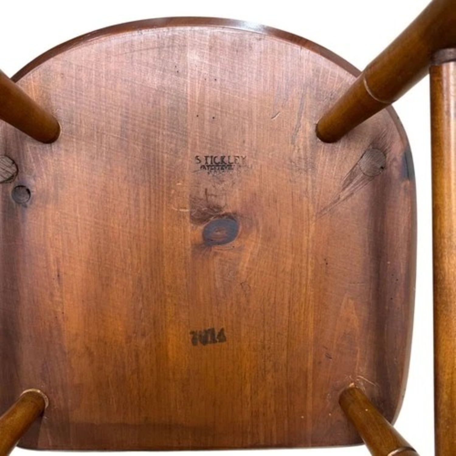 Stickley Solid Wood Spindle Back Dining Chair - image-6