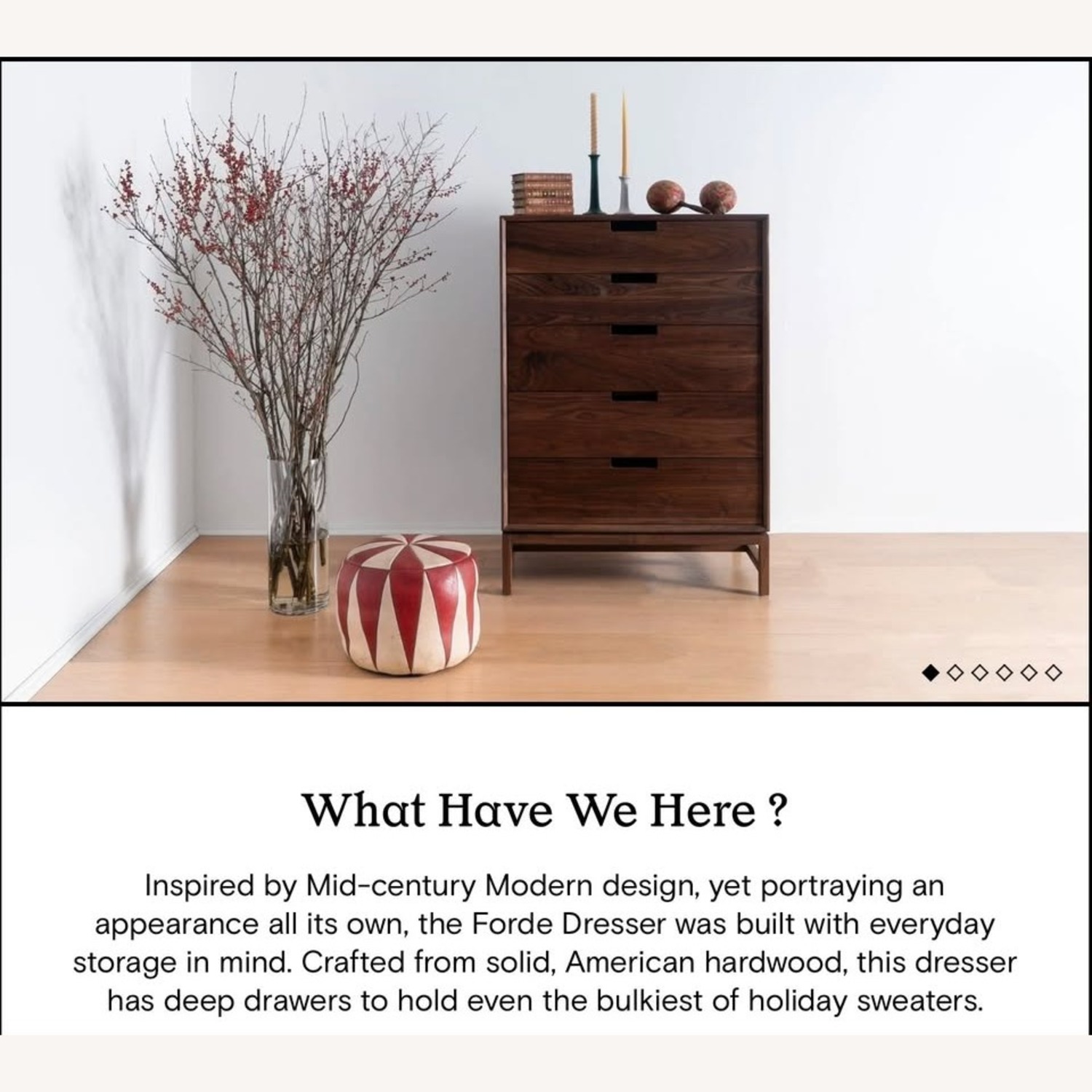ZZ Driggs Forde Tallboy 6 Drawer Dresser - image-4