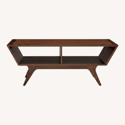 Used Joybird Light Brown Wood Coffee Table for sale on AptDeco