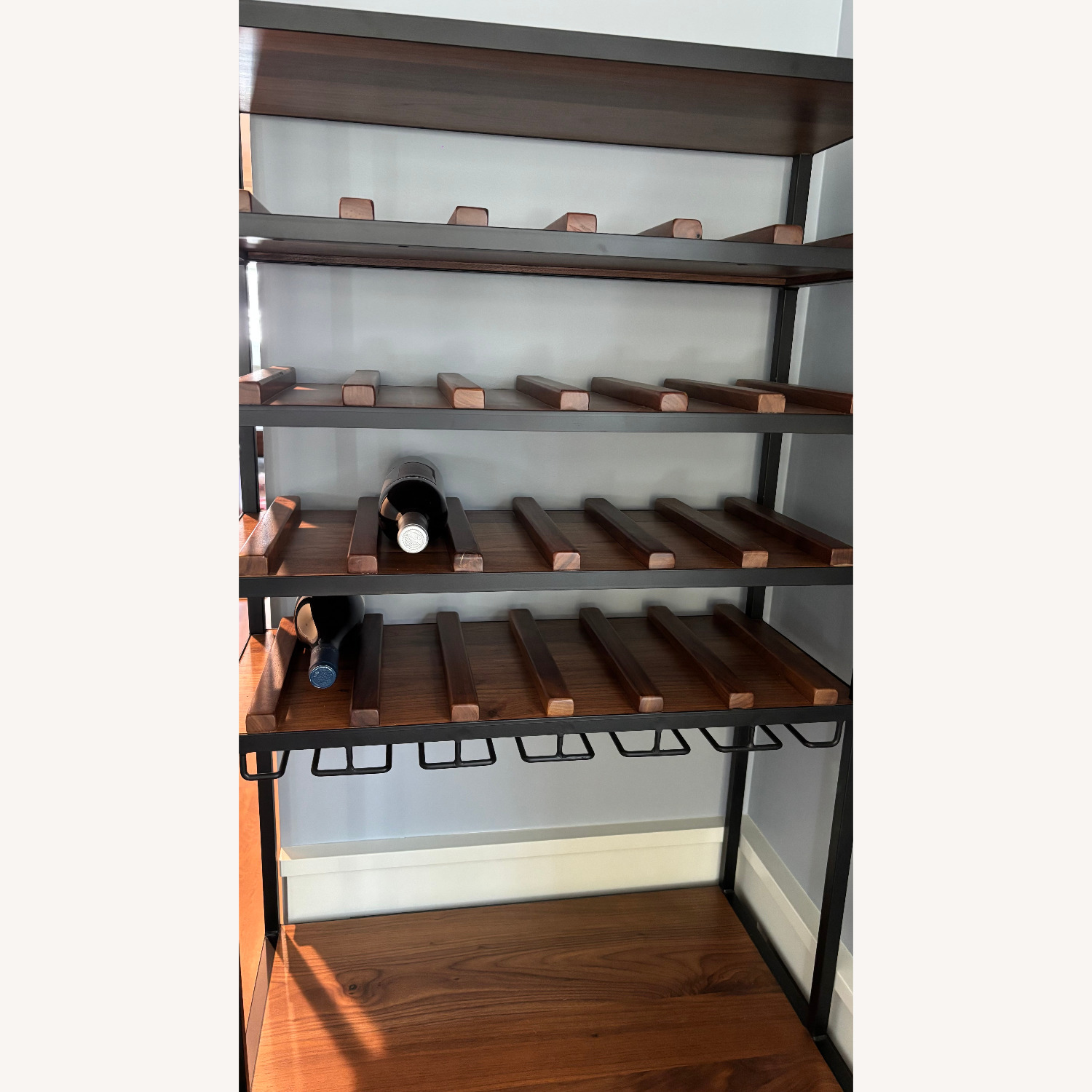 Crate & Barrel All Wood Wine Bar Cart  - image-3
